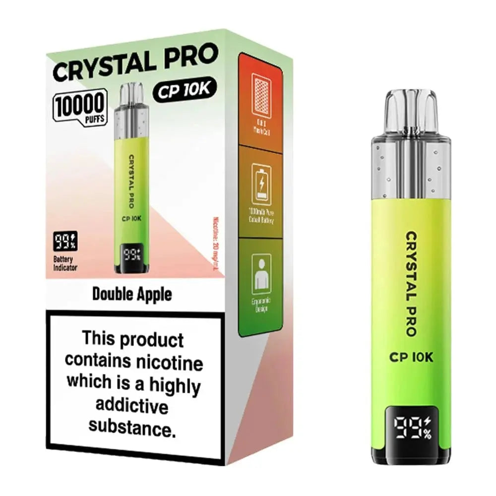 Crystal Pro CP 10K Puffs Prefilled Pod Kit by Suonon Vape At Door