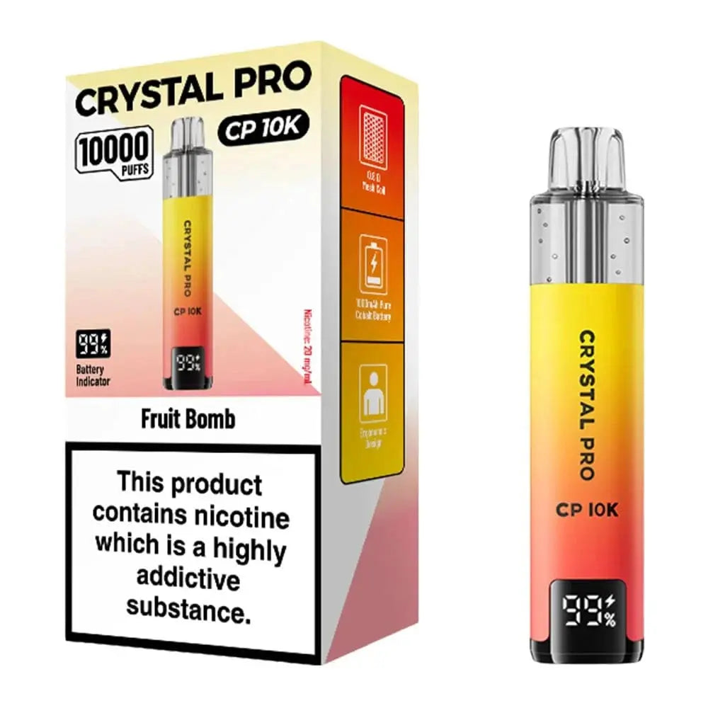 Crystal Pro CP 10K Puffs Prefilled Pod Kit by Suonon Vape At Door