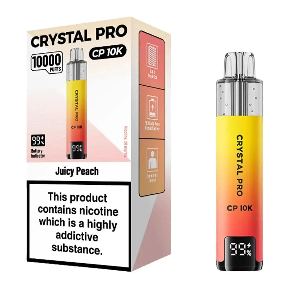 Crystal Pro CP 10K Puffs Prefilled Pod Kit by Suonon Vape At Door