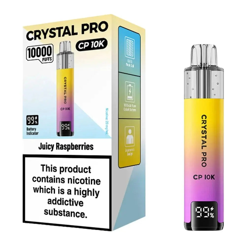 Crystal Pro CP 10K Puffs Prefilled Pod Kit by Suonon Vape At Door
