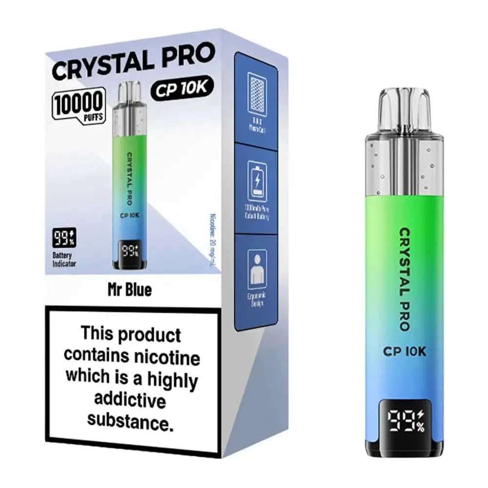 Crystal Pro CP 10K Puffs Prefilled Pod Kit by Suonon Vape At Door