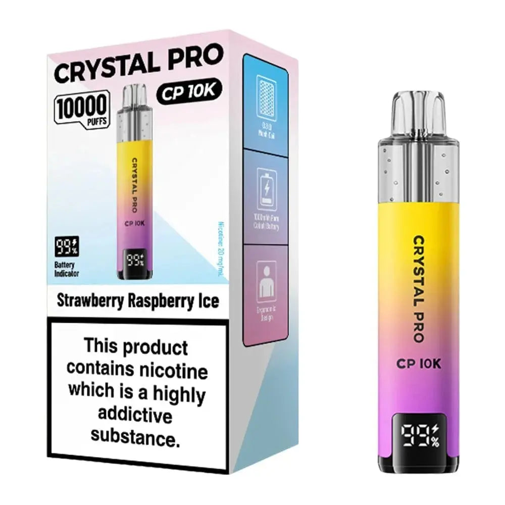 Crystal Pro CP 10K Puffs Prefilled Pod Kit by Suonon Vape At Door
