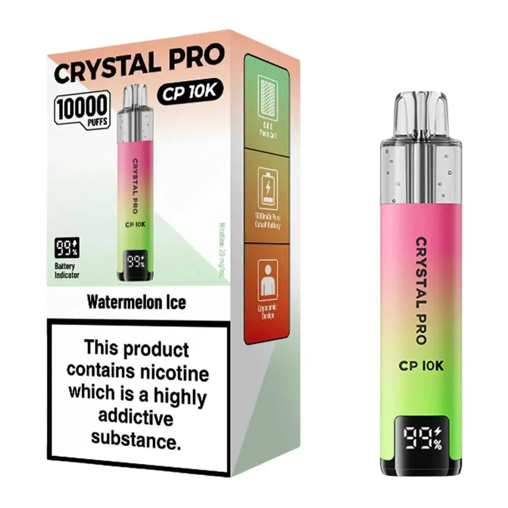 Crystal Pro CP 10K Puffs Prefilled Pod Kit by Suonon Vape At Door