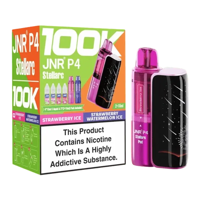JNR P4 Stellarc 100k Refillable Vape Device Vape At Door