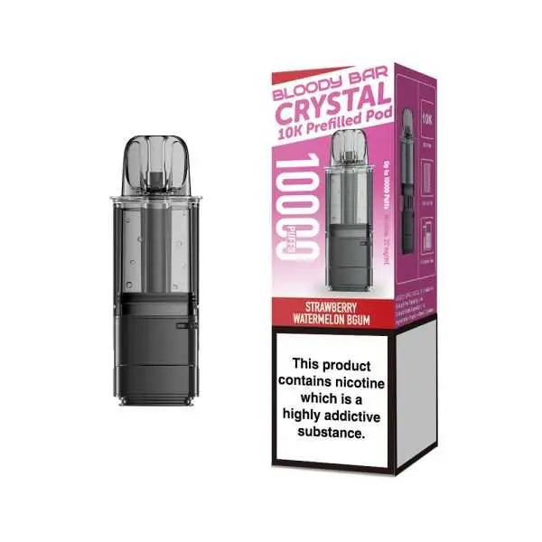 Bloody Bar Crystal 10k Replacement Prefilled Pods Vape At Door