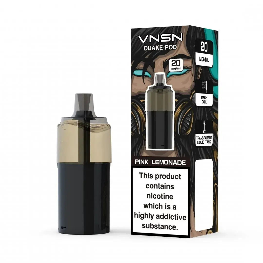 VNSN Quake 10000 Puffs Refill Pods Vape At Door