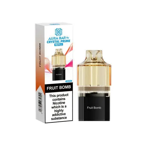 Crystal Prime Aura bar 10k Replacement Prefilled Pods Vape At Door