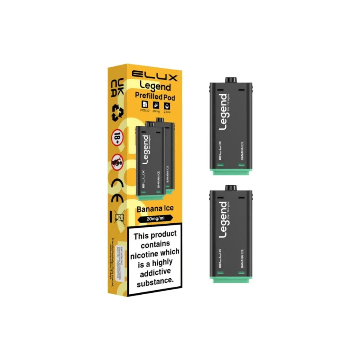 Elux Legend 1500 Puffs 2 in 1 Refill Pods Elux