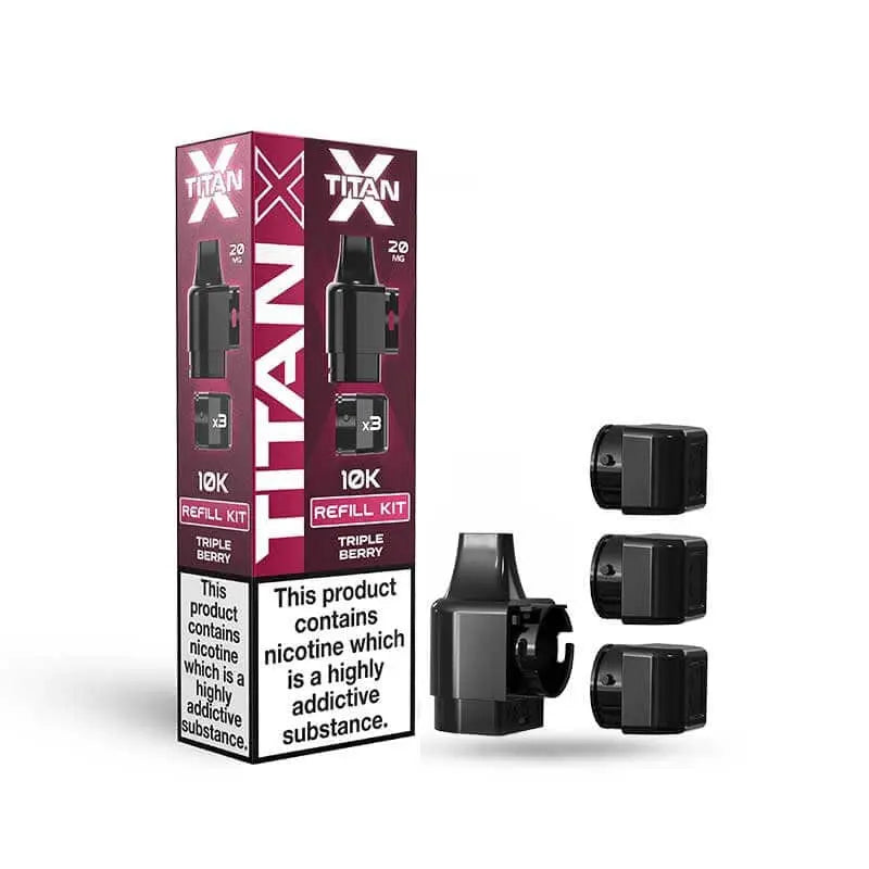 Titan X 10K Replacement Prefilled Pods Vape At Door