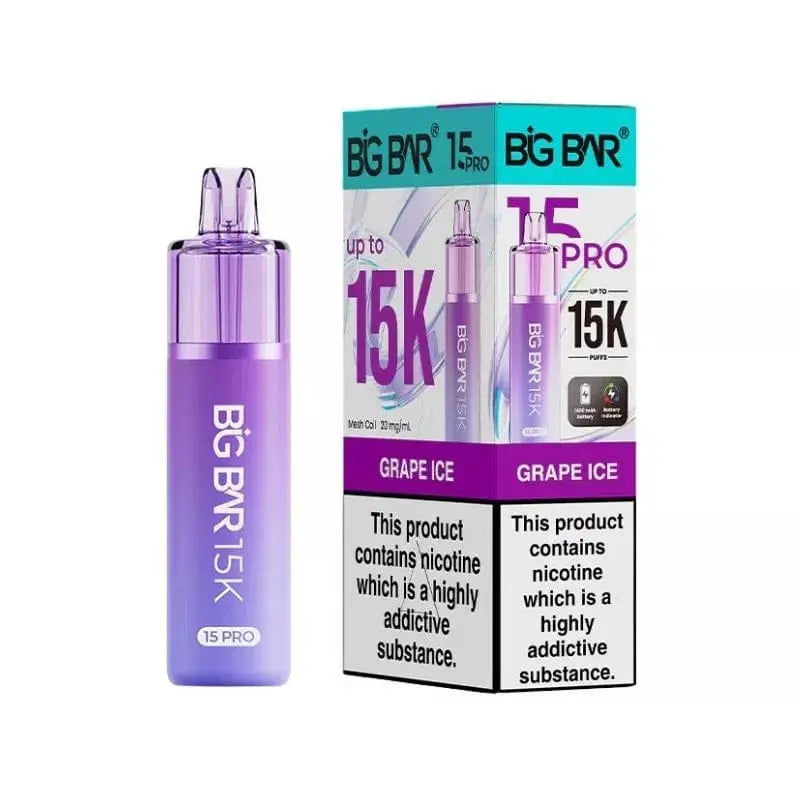 Big Bar Pro 15000 Prefilled Pod Kit Vape At Door