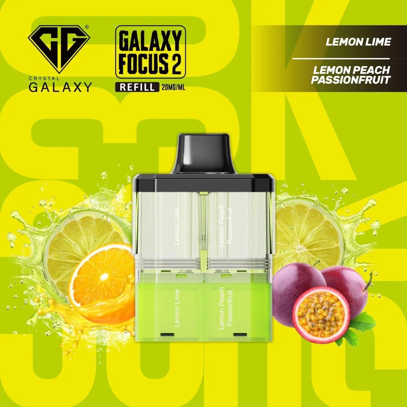 Crystal Galaxy Focus 2 30K Puffs Prefilled Replacement Pods Vape At Door