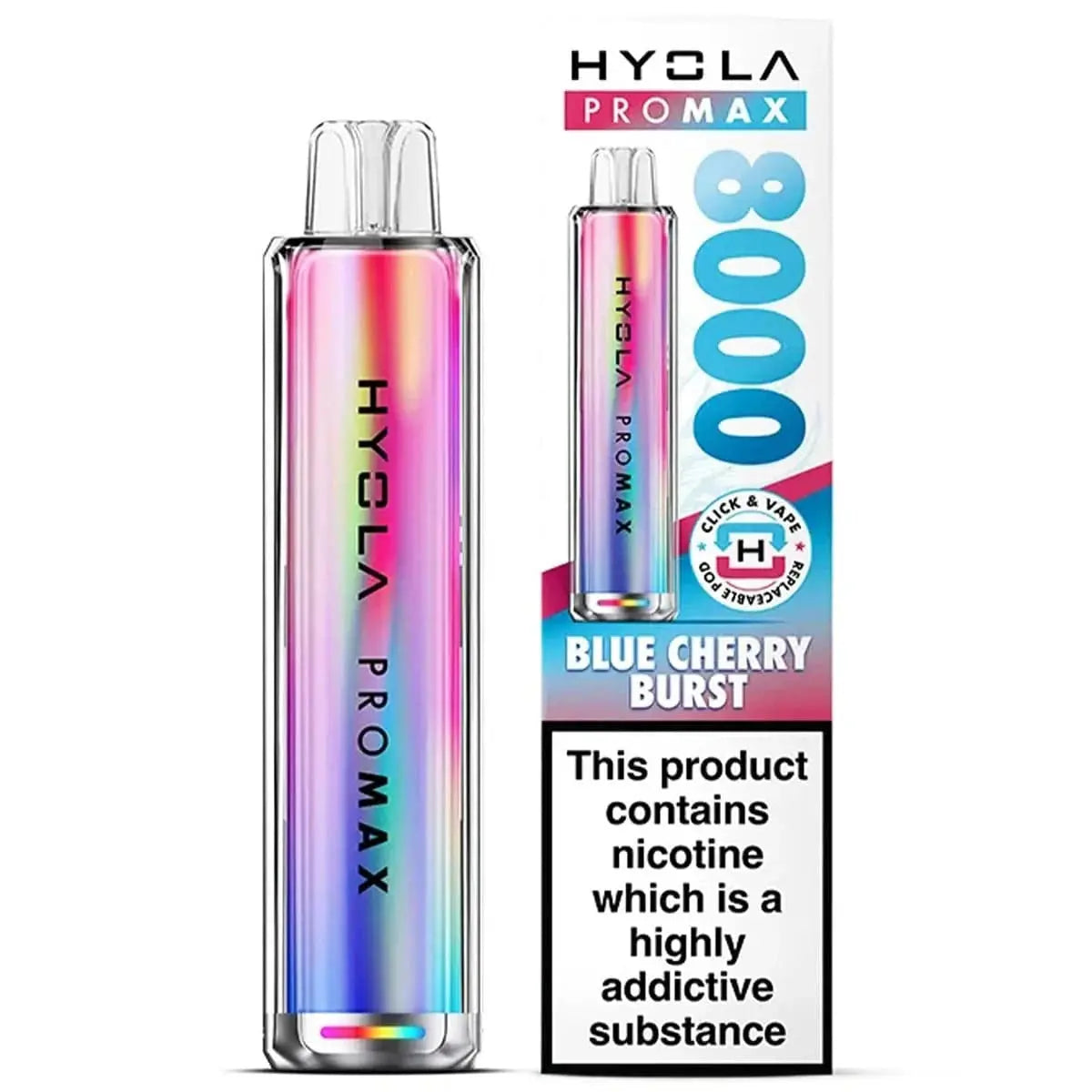 Hyola Pro Max 8000 Puffs Prefilled Pod Kit Vape At Door