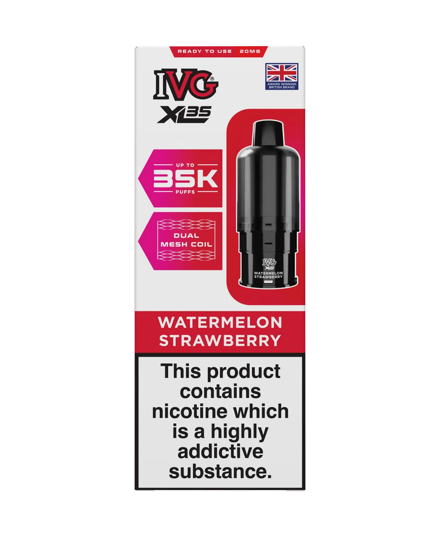 IVG XL 35K Prefilled Replacement Pods IVG