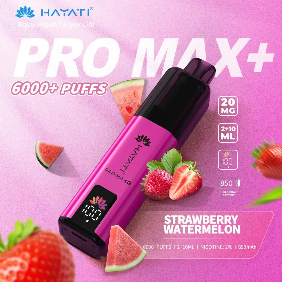 Box of 5 Hayati Pro Max Plus 6000 100% Authentic Vape At Door
