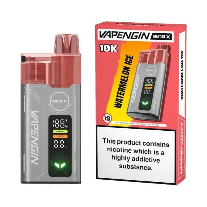 VAPENGIN MARTIAN X 10000 Prefilled Pod Kit Vape At Door