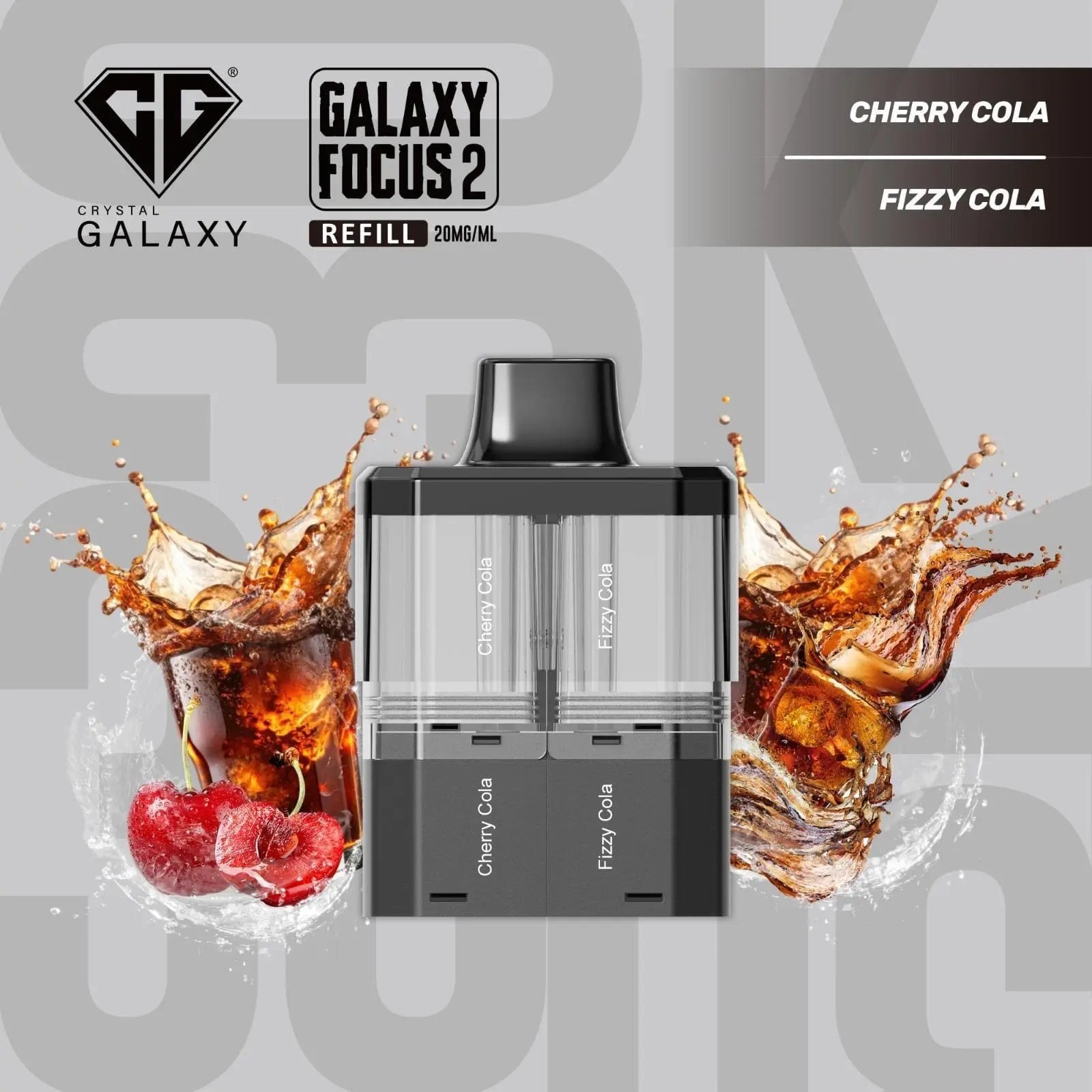 Crystal Galaxy Focus 2 30K Puffs Prefilled Replacement Pods Vape At Door
