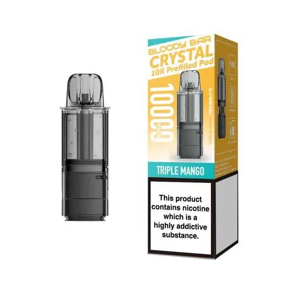 Bloody Bar Crystal 10k Replacement Prefilled Pods Vape At Door