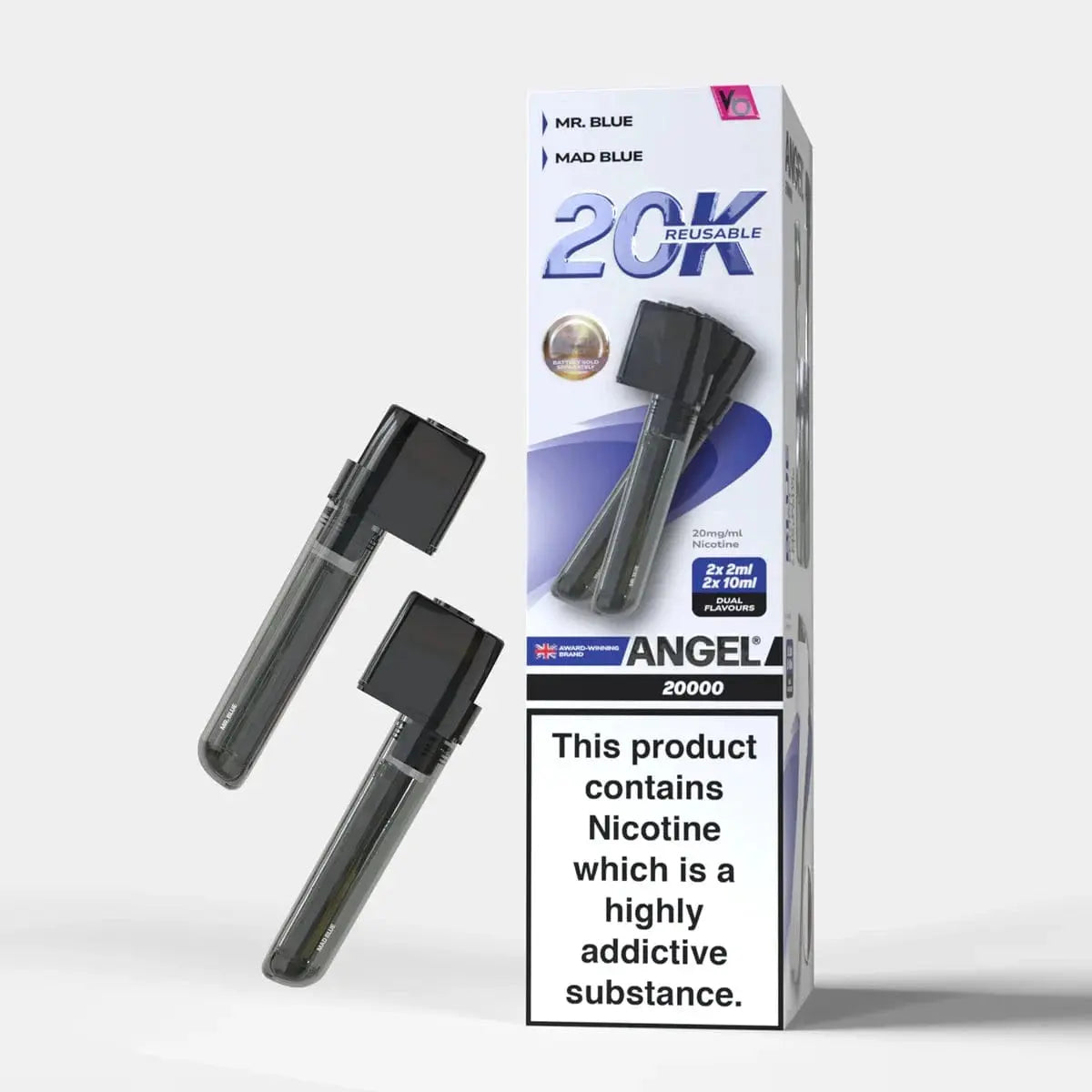 Vape Bars Angel 20k Replacement Pods (20,000 Puffs) Box of 10 Vape At Door
