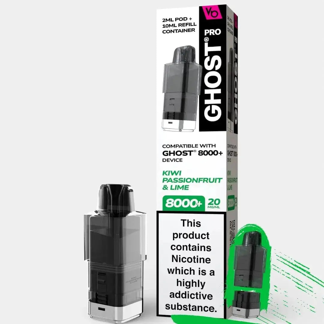 Vapes Bar Ghost Pro 8000+ Prefilled Replacement Pods Vape At Door