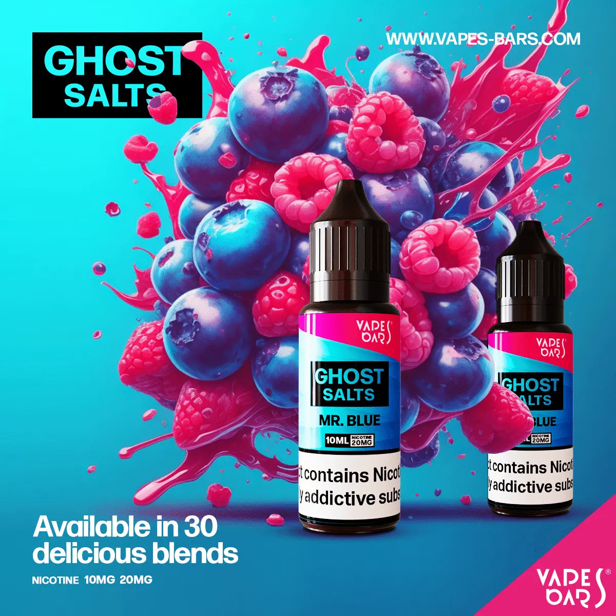 VB Ghost Salts E-Liquid 10 and 20 mg in 10ml VB