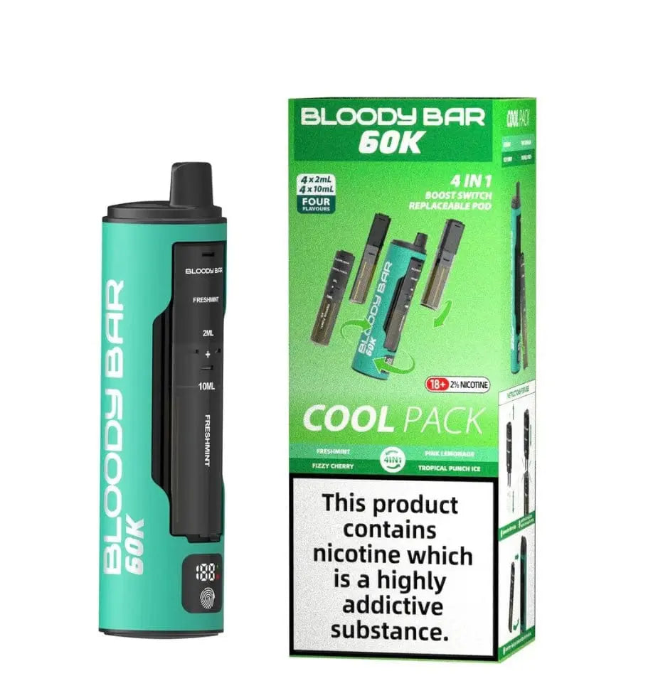 Bloody Bar 60K 4 in 1 Prefilled Pod Vape Kit Vape At Door