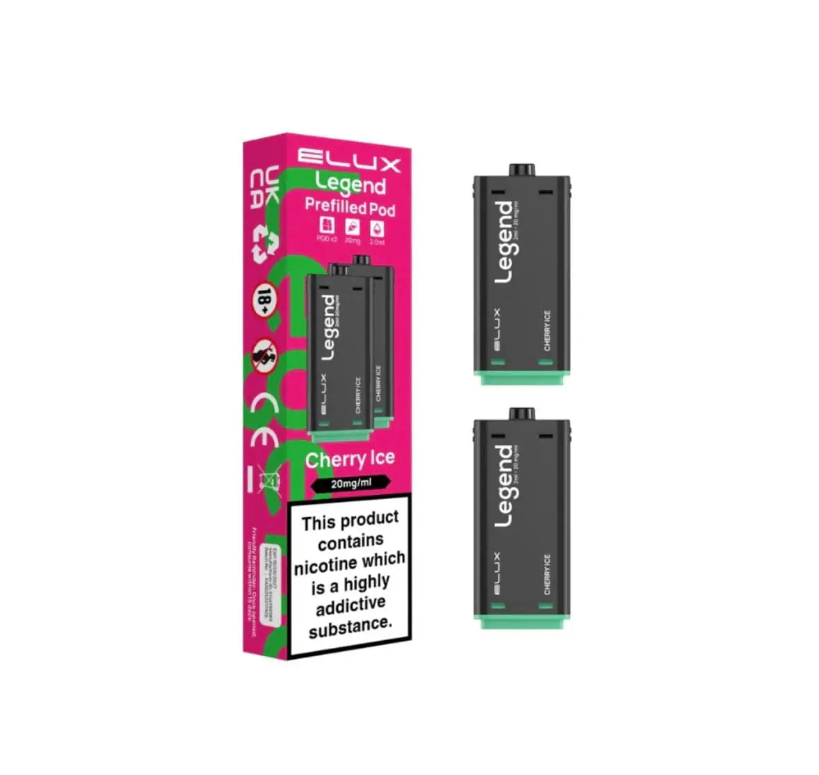 Elux Legend 1500 Puffs 2 in 1 Refill Pods Elux