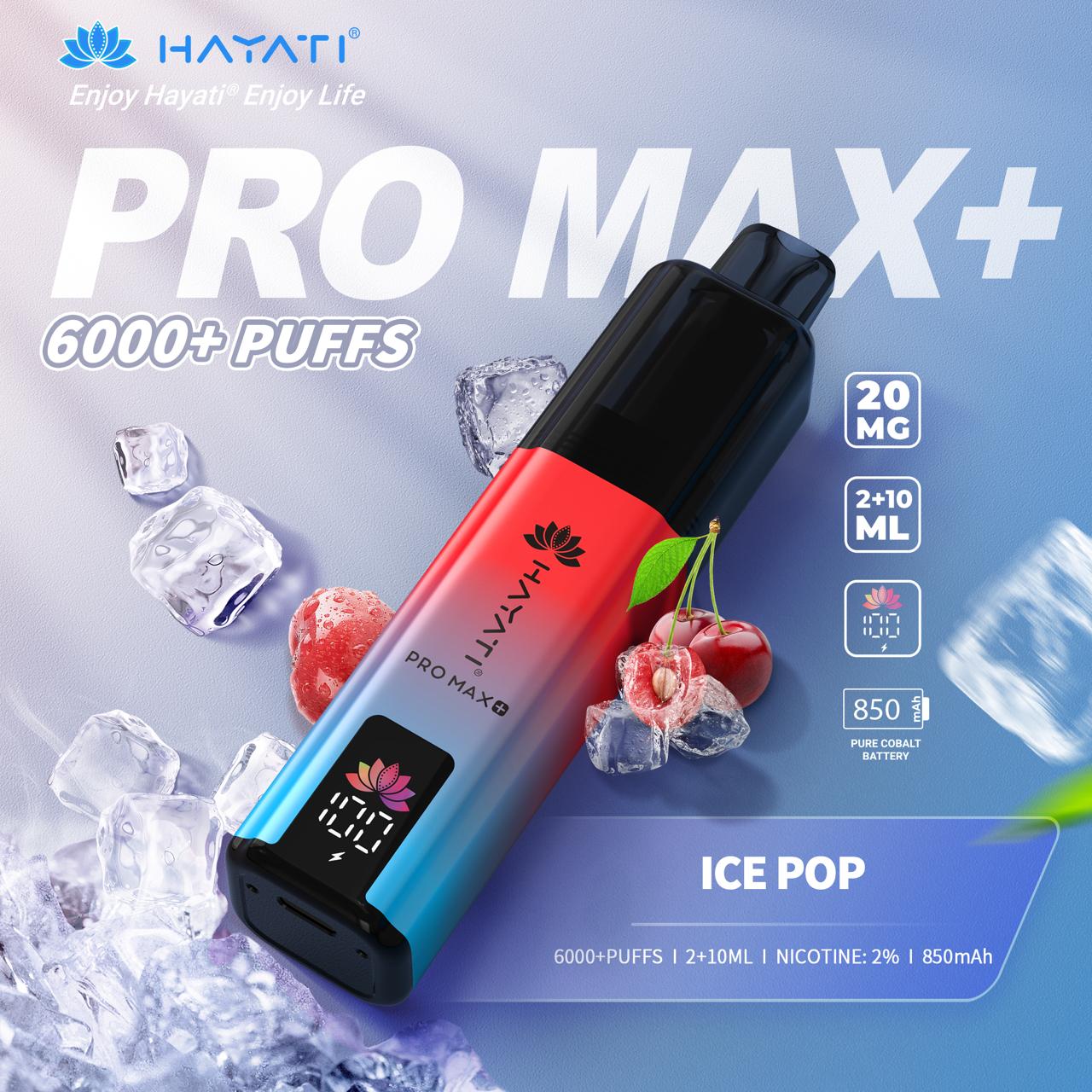 Box of 5 Hayati Pro Max Plus 6000 100% Authentic