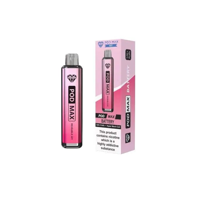 Crystal Pod Max 12k Reusable Pod Vape Kit Vape At Door
