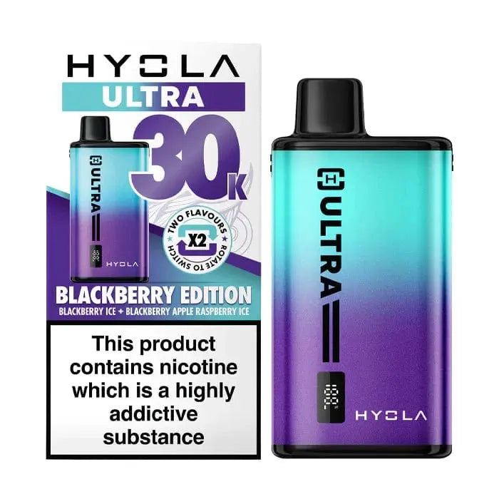Hyola Ultra 30K Dual-Flavour Prefilled Pod Kit – 30,000 Puffs, LED Display & Mesh Coil Vape At Door