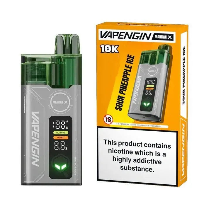 VAPENGIN MARTIAN X 10000 Prefilled Pod Kit Vape At Door
