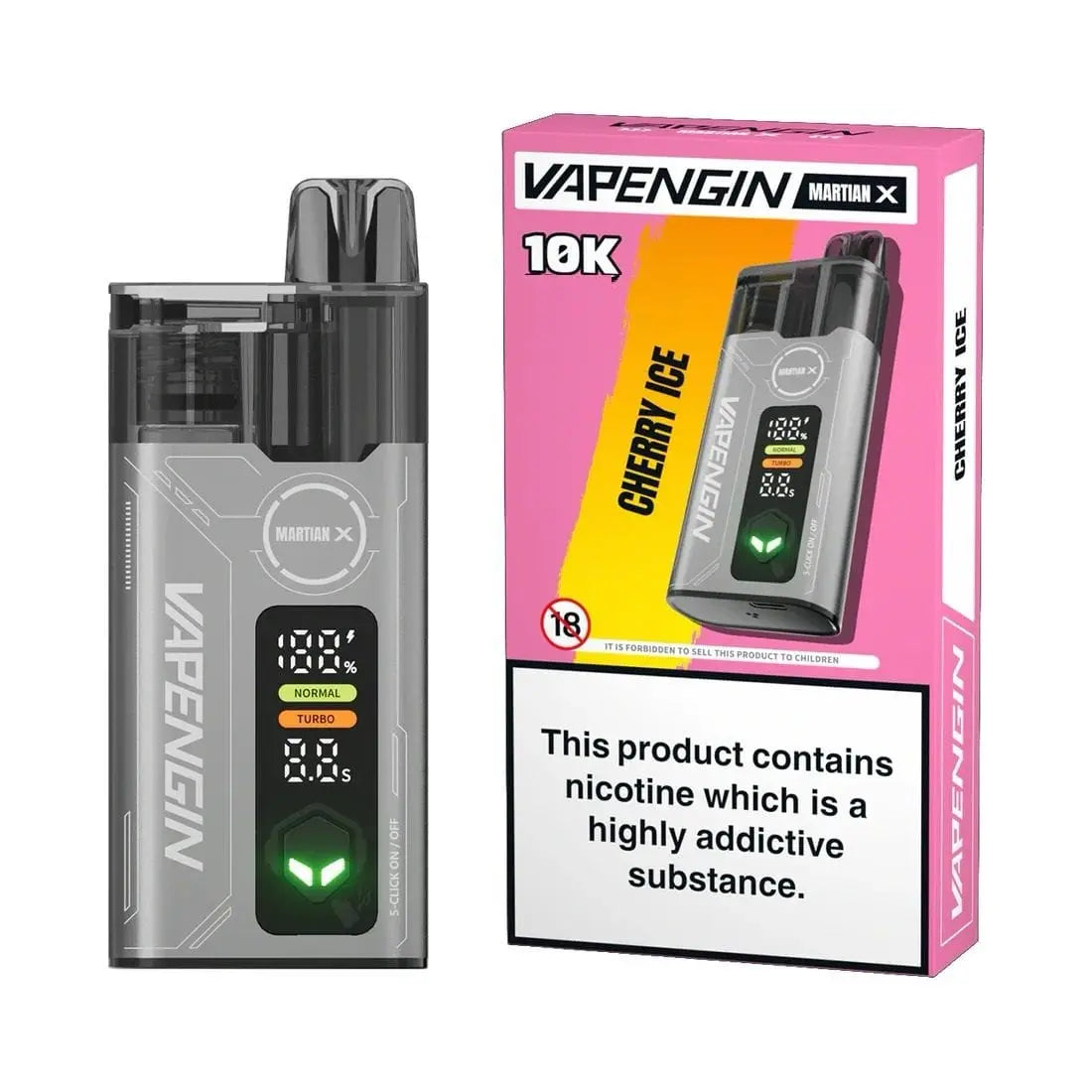 VAPENGIN MARTIAN X 10000 Prefilled Pod Kit Vape At Door