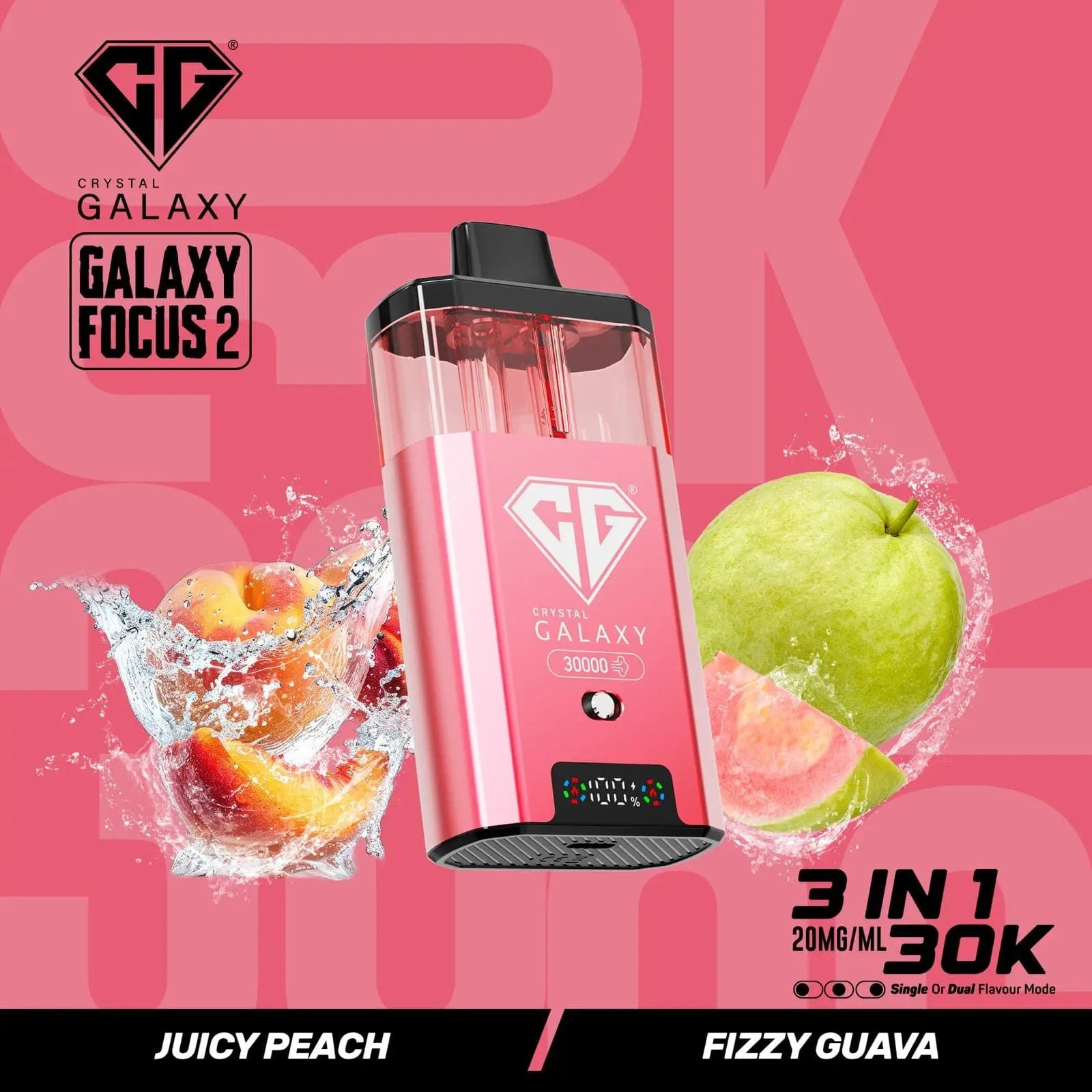 Crystal Galaxy Focus 2 30k Puffs Prefilled Pod Kit Crystal Galaxy