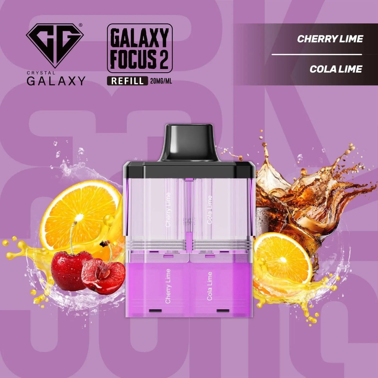Crystal Galaxy Focus 2 30K Puffs Prefilled Replacement Pods Vape At Door