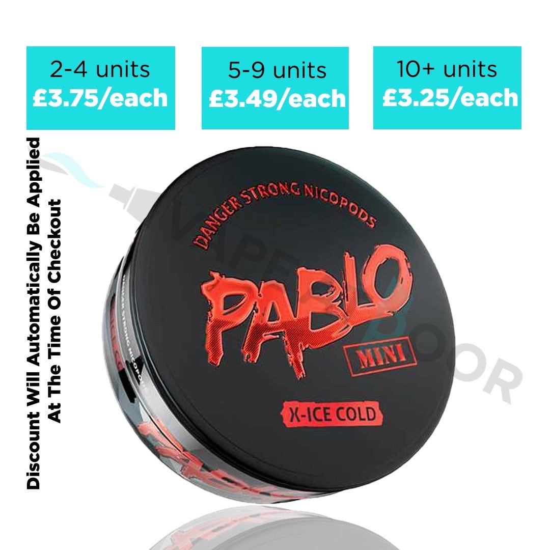 Pablo Mini 15MG SNUS Nicotine Pouches At Vape At Door UK