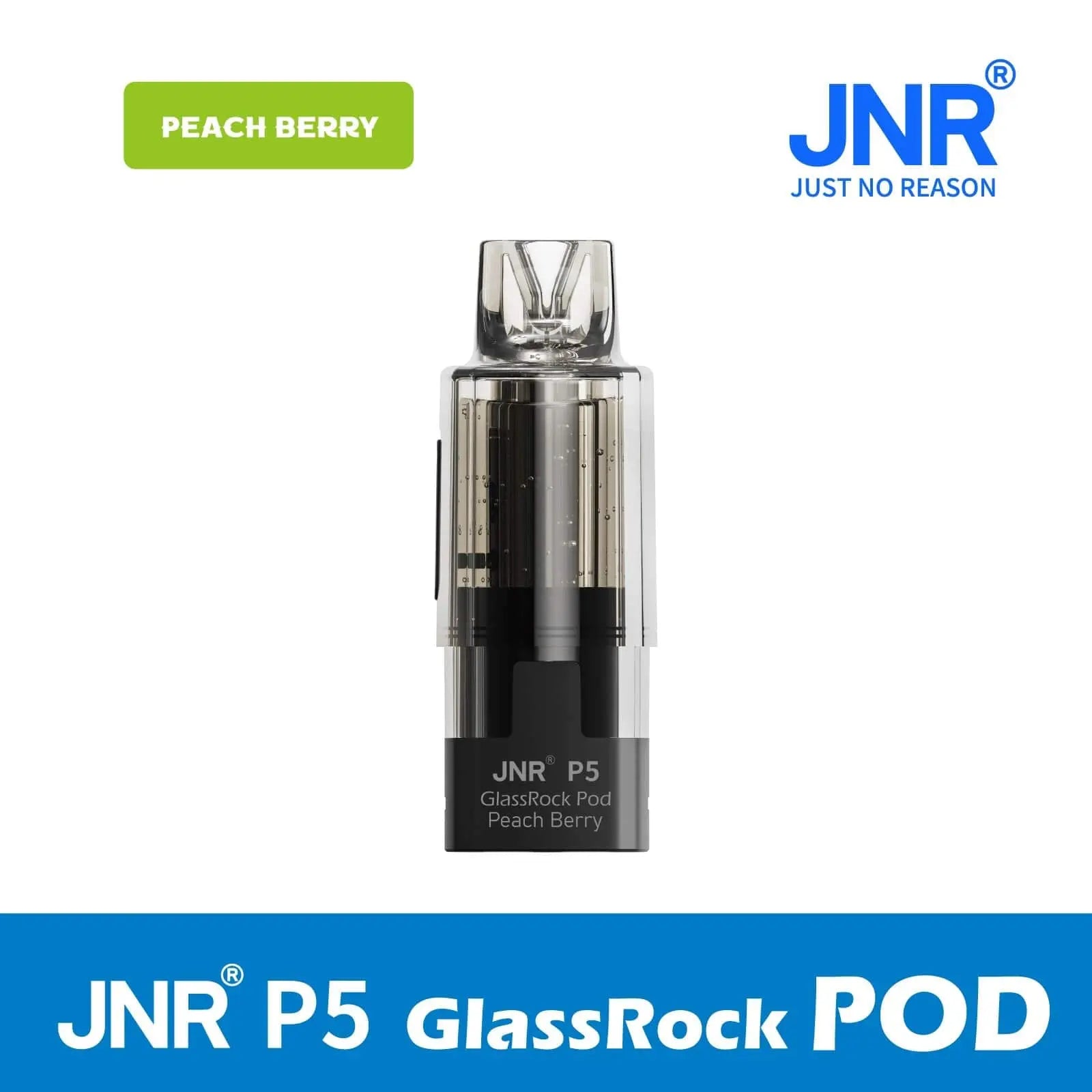 JNR P5 Glassrock Prefilled Pods with Refill Containers Vape At Door