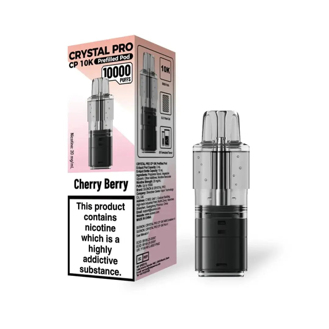 Crystal Pro CP 10K Prefilled Replacement Pods Vape At Door