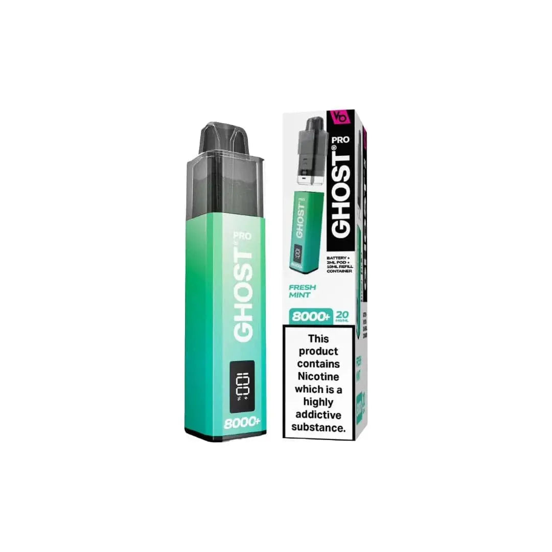 FRESH MINT GHOST PRO 8000 VAPE