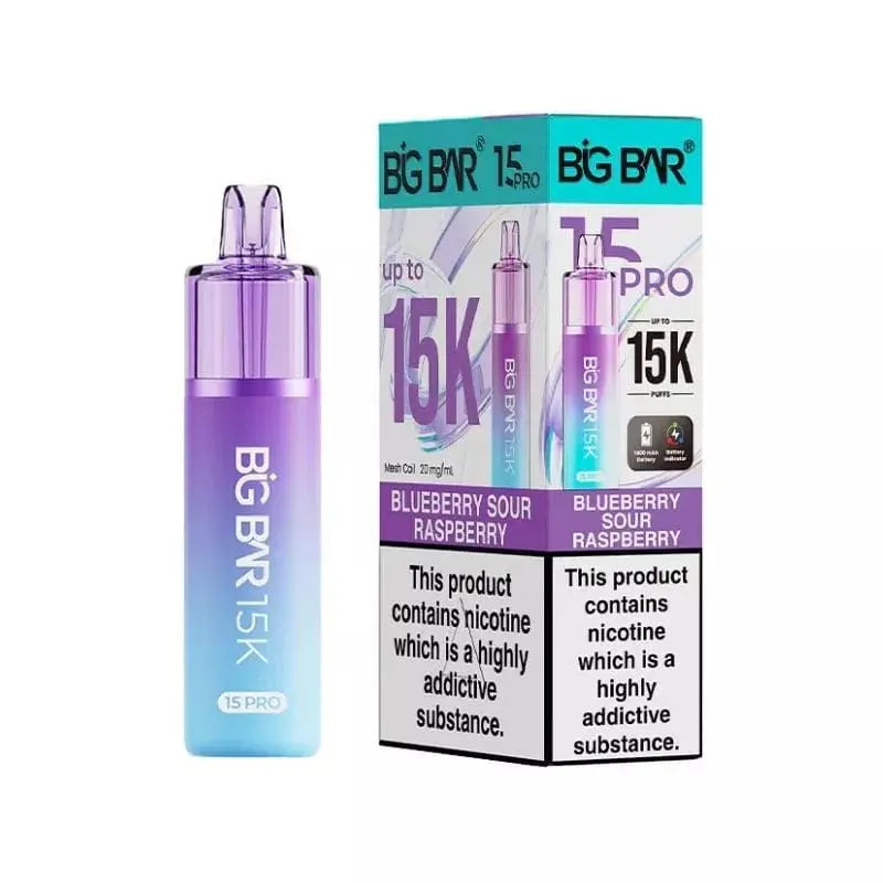 Big Bar Pro 15000 Prefilled Pod Kit Vape At Door