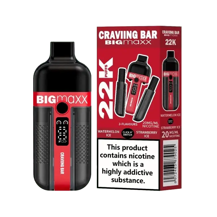 Craving Bar Big Maxx 22k Prefilled Pod Vape Kit Vape At Door