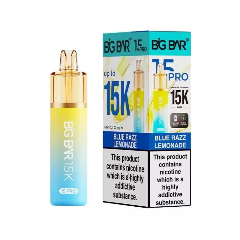 Big Bar Pro 15000 Prefilled Pod Kit Vape At Door