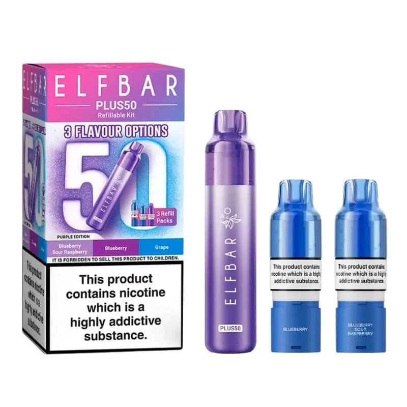 ElfBar Plus50 50k Prefilled Pod Vape Kit Vape At Door