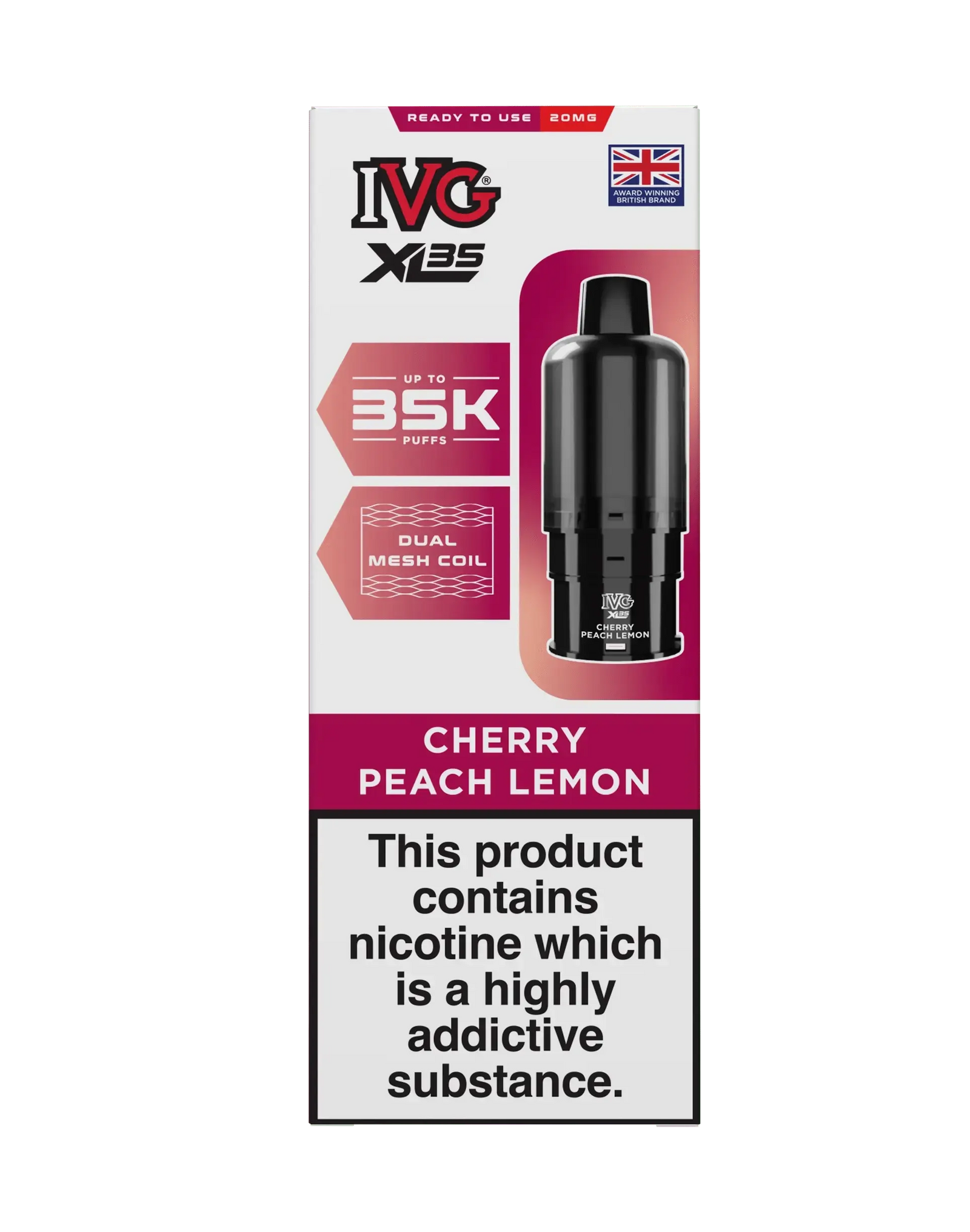 IVG XL 35K Prefilled Replacement Pods IVG