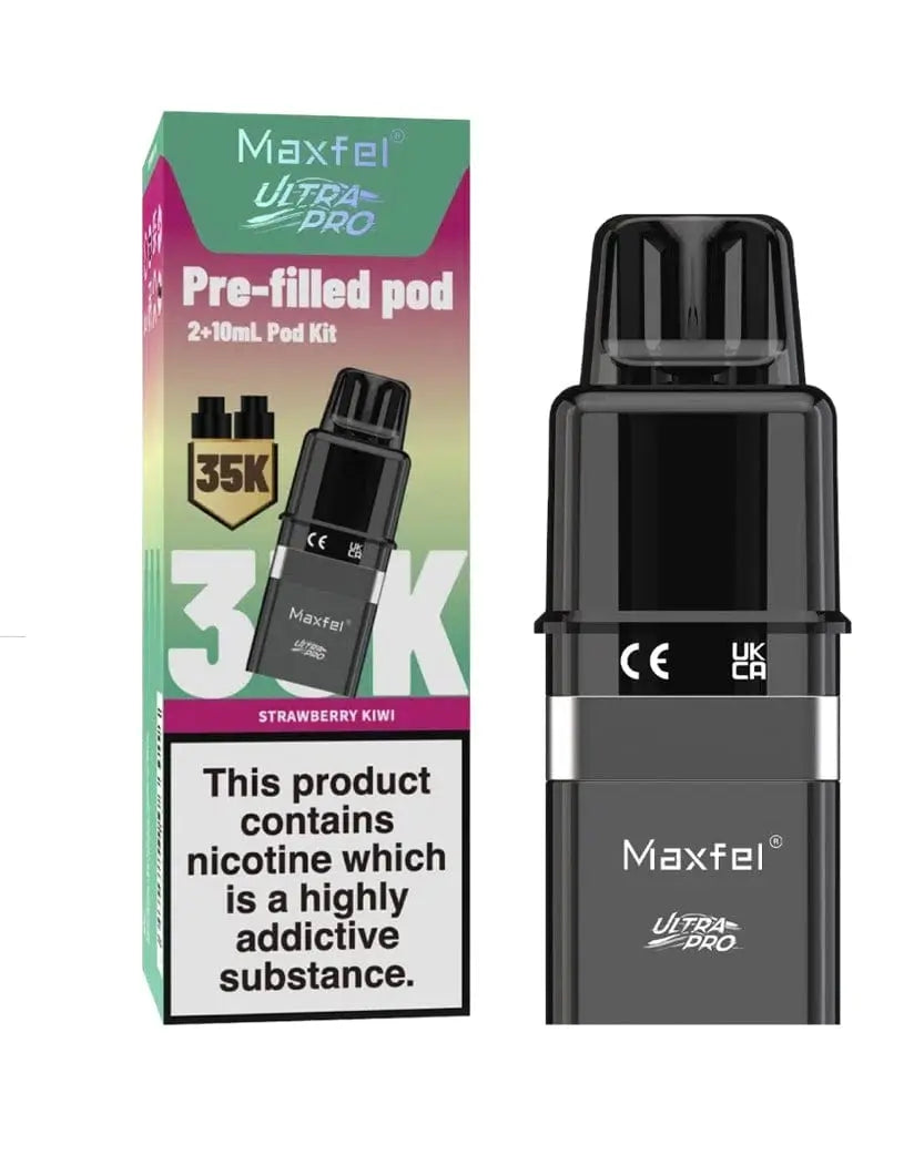 Maxfel Ultra Pro 35K Replacement Prefilled Pods Vape At Door