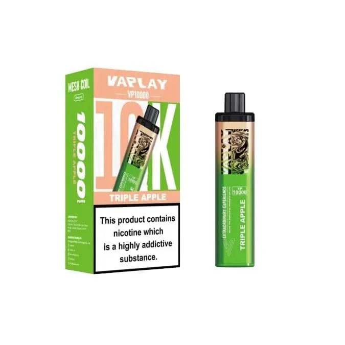 TRIPLE APPLE Vaplay VP10000 Prefilled Pod Vape Kit