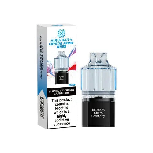 Crystal Prime Aura bar 10k Replacement Prefilled Pods Vape At Door