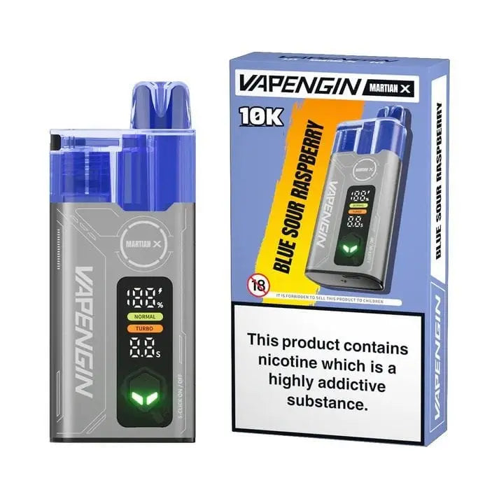 VAPENGIN MARTIAN X 10000 Prefilled Pod Kit Vape At Door