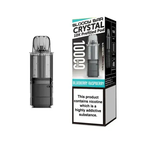 Bloody Bar Crystal 10k Replacement Prefilled Pods Vape At Door