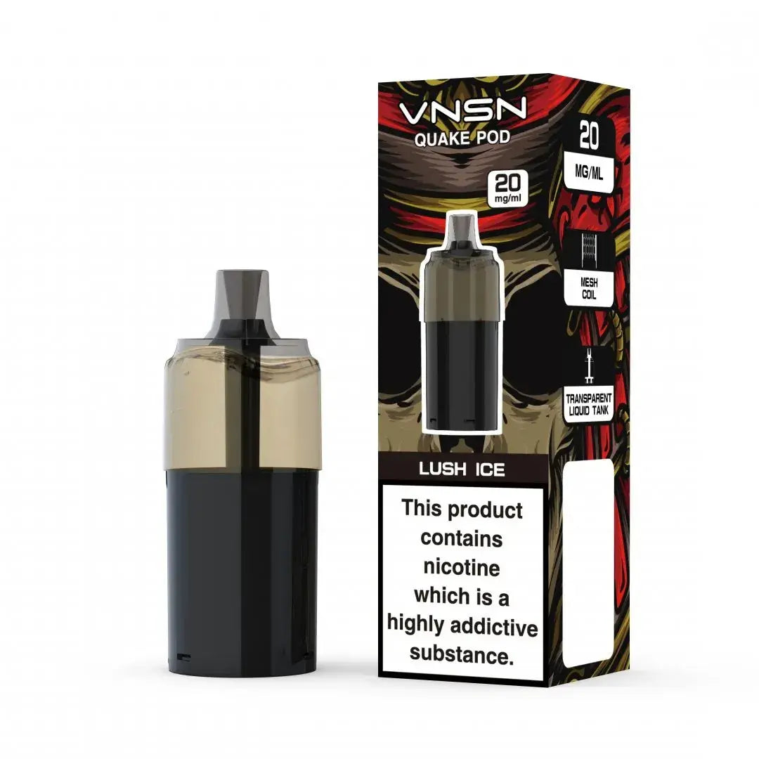 VNSN Quake 10000 Puffs Refill Pods Vape At Door