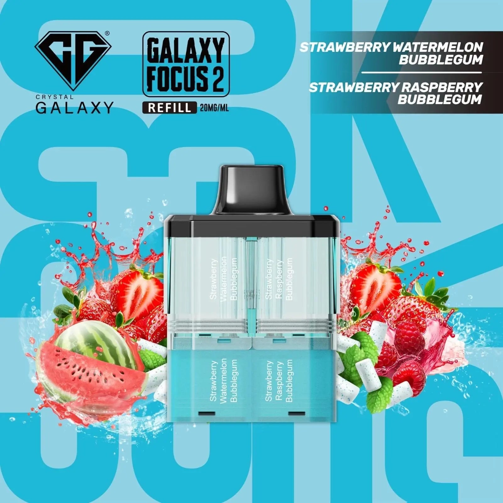 Crystal Galaxy Focus 2 30K Puffs Prefilled Replacement Pods Vape At Door
