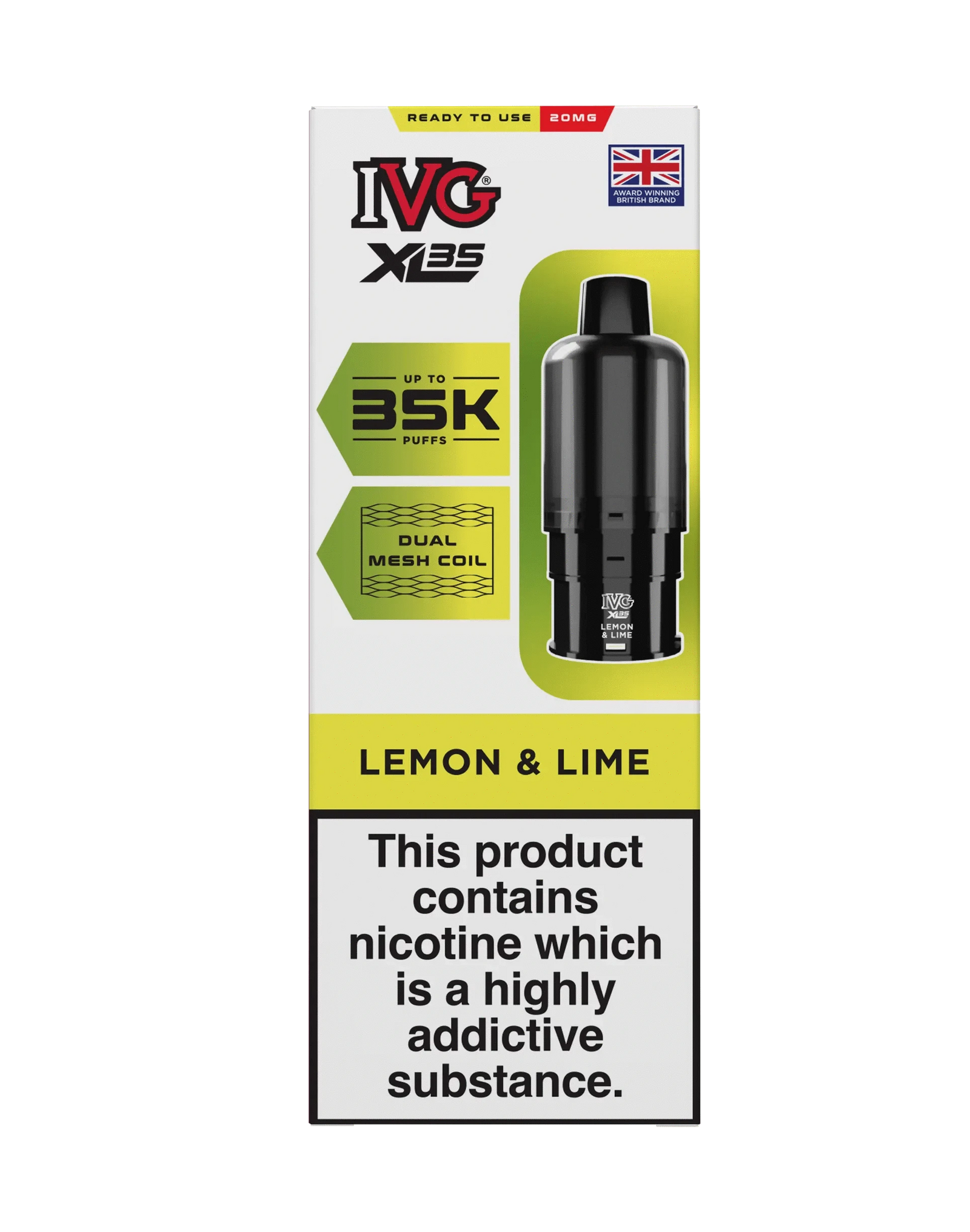 IVG XL 35K Prefilled Replacement Pods